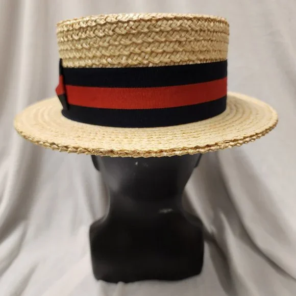 Skimmer Hat / Italian Straw